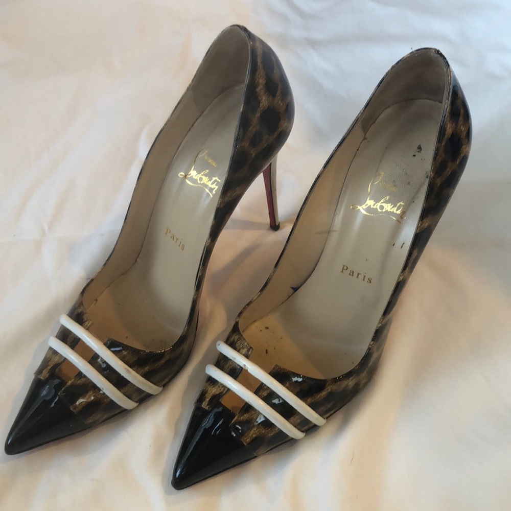 Christian Louboutin Leopard Print Heels Size 40